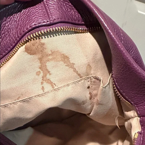 Coach Purple Leather Hobo Bag - Picture 7 of 7